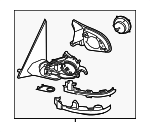 51168080279 - : Mirror Assembly for BMW: X5 Image