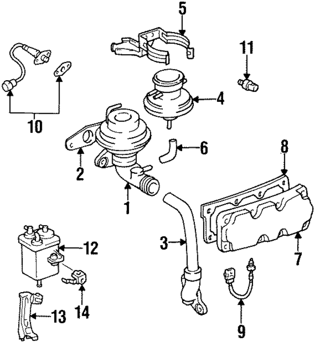 8946514120 - : Oxygen Sensor for Toyota Image