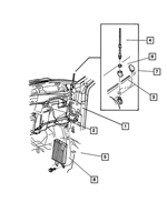 56043245AA - Instrument Panel and Radios and Consoles: Antenna Cable for Mopar Image
