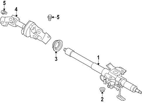 Steering Column Assembly for 2024 Subaru Crosstrek #0