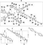 Drive Axle Shaft Bearing