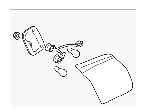 12770157 - Unclassified: Taillight With Rear Fog Lights for Saab: 9-3 Image