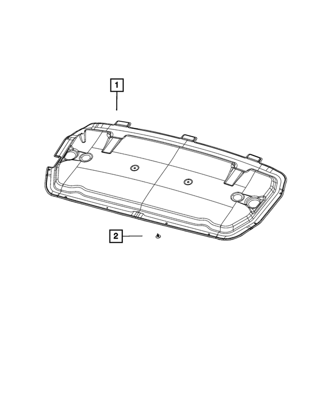68306860AA - Interior Trim: Hood Silencer for Mopar Image