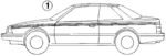 GA9750886B04 - Body: Stripe Tape for Mazda: 626 Image
