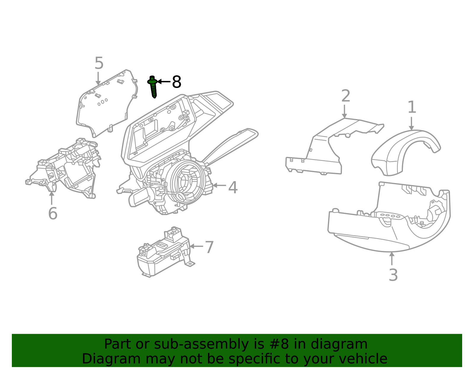 Oem 26f Wht 2021-2025 Volkswagen Immobilizer Unit Fracture Bolt WHT-006-663-A | OEM ...