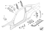 41217111495 - Bodywork: Moulded Part F Supporting Strut, Left for BMW Image