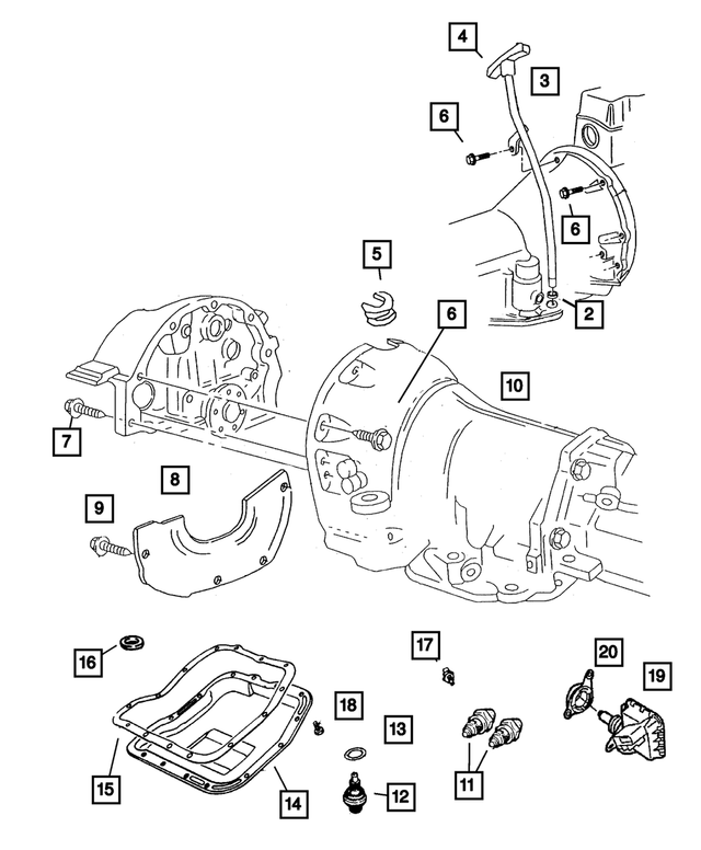 52107769AE - Automatic Transmission 4 Speed: Transmission Fluid Level Indicator for Mopar Image