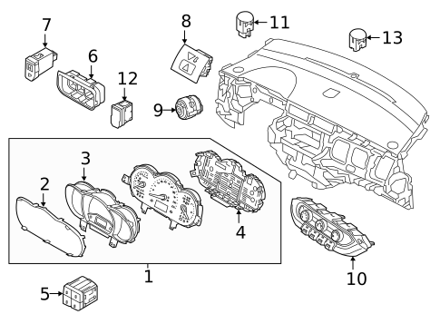 Controls for 2015 Kia Rio #2