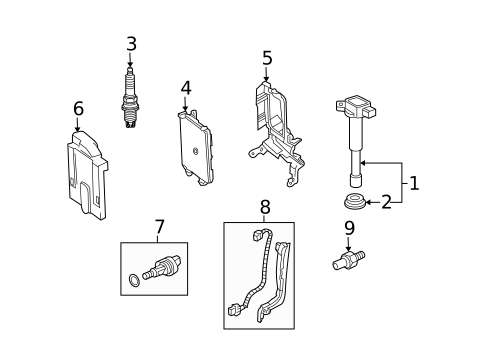 Powertrain Control for 2009 Acura TSX #0