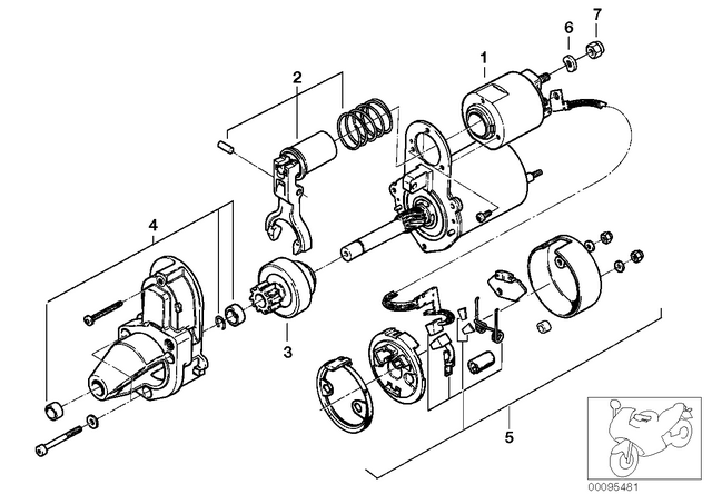 12411244611 - : Repair Kit For Starter for BMW-Motorrad Image