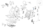 2169100122 - Driver Seat: Cushion Frame for Mercedes-Benz Image