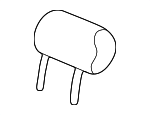82140SZ3A61ZC - Body: Headrest for Acura Image