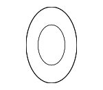 995641400 - Engine: Drain Plug Gasket for Mazda: 2, 3, 323, 5, 6, 626, 929, B2000, B2200, B2600, CX-3, CX-30, CX-5, CX-50, CX-7, CX-70, CX-9, CX-90, GLC, Miata, Millenia, MPV, MX-3, MX-5 Miata, MX-6, Protege, Protege5, RX-7, RX-8 Image