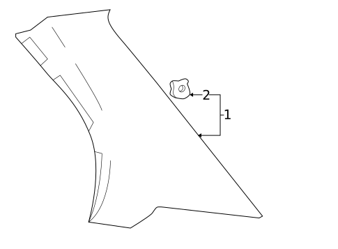 Interior Trim - Quarter Panels for 2006 Hyundai Elantra #0