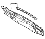 52401SJ0019P - Body: Rear Body Panel for Subaru: Forester Image