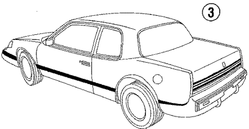 Stripe Tape for 1986 Oldsmobile Toronado #2