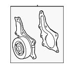 1610039516 - Belts &amp; Cooling: Engine Water Pump for Toyota Image image