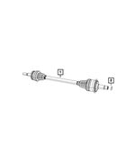 68248548AA - Rear Wheel Drive; Differential and Drive Line: Half Shaft Circlip for Mopar Image
