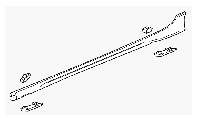 2018-2020 Buick Regal TourX Rocker Molding 39134606 | Capital Chevy Parts