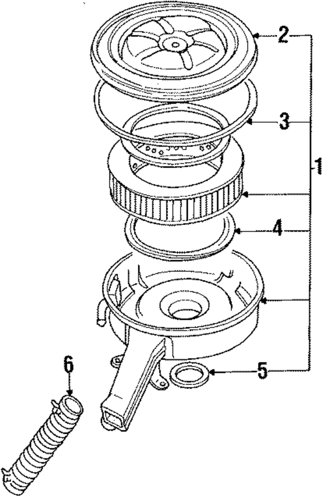 1652333M12 - : Air Cleaner Assembly Lower Insulator for Nissan: Pulsar NX Image