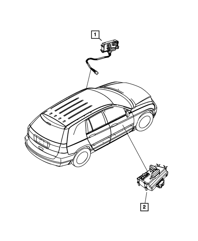 XH11XDVAE - Electrical: Power Seat Switch for Mopar Image image