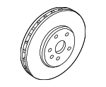 177903 - Brakes: ACDelcoâ„¢ Rotor for Cadillac: CTS, STS Image