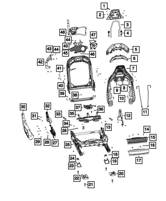 68565156AA - Interior Trim: Ground Screw for Mopar Image