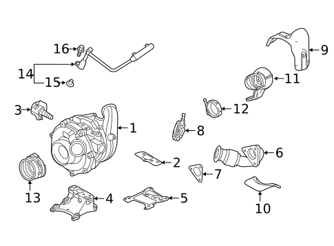 Turbocharger & Components for 2018 Ford F-250 Super Duty #0