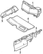 8492057A03 - : Trunk Trim for Nissan Image