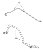 4884082AC - Engine 2.0L Four Cylinder: Polution Control  Valve Hose for Mopar Image