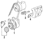 12311747489 - : Pulley Brace for BMW Image