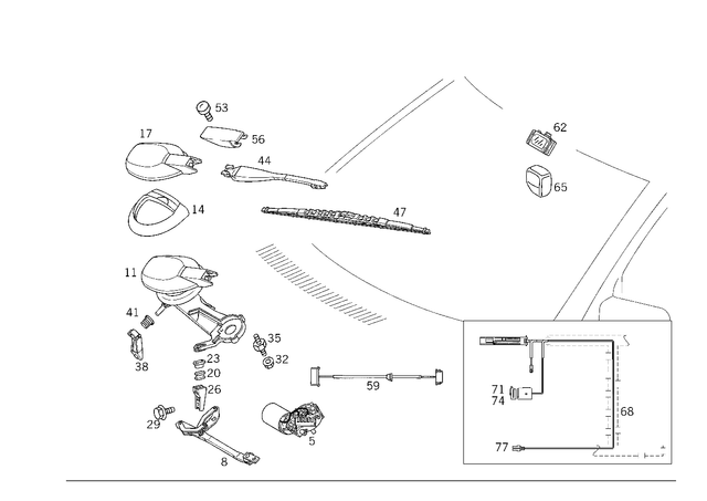 1248240098 - Electrical System: Seal for Mercedes-Benz Image image