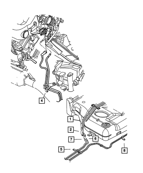 Fuel Lines for 2002 Chrysler Concorde #0