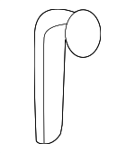 746500E030E0 - : 2010-2013 Toyota Highlander - Lift-Gate Pull Handle for Toyota Image