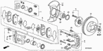 6455S9VA00 - Chassis: SHIM SET, FR. for Honda Image