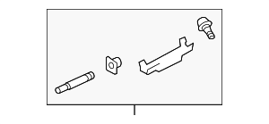4G0898035 - : Glove Box Door Hardware Kit for Audi Image
