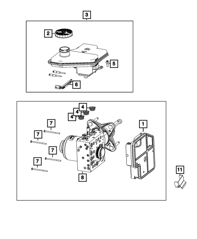 68773245AA - : Power Brake Booster for Mopar Image