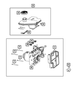 68773245AB - : Power Brake Booster for Mopar Image
