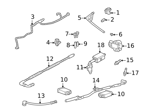 EGR System for 2003 Lincoln Aviator #0