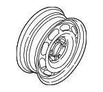 9157507 - Suspension: Wheel, Steel for Volvo: C70, S60, S70, S80, V70, XC70 Image