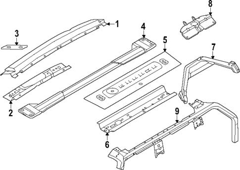 Roof & Components for 2023 Ford Bronco #0