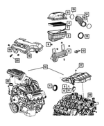 6508891AA - Fuel: Hex Flange Head Bolt for Mopar Image