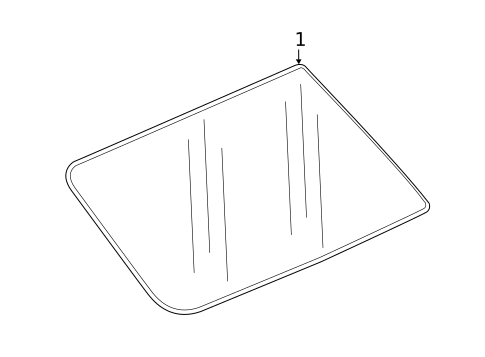 Glass & Hardware for 2023 GMC Acadia #0