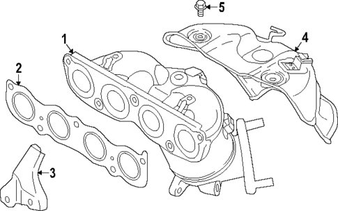 Exhaust Manifold for 2025 Hyundai Kona #0