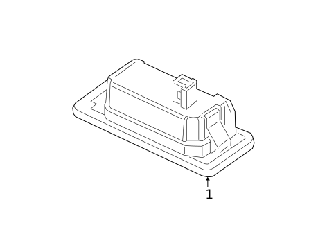 License Lamps for 2020 BMW 540i #0
