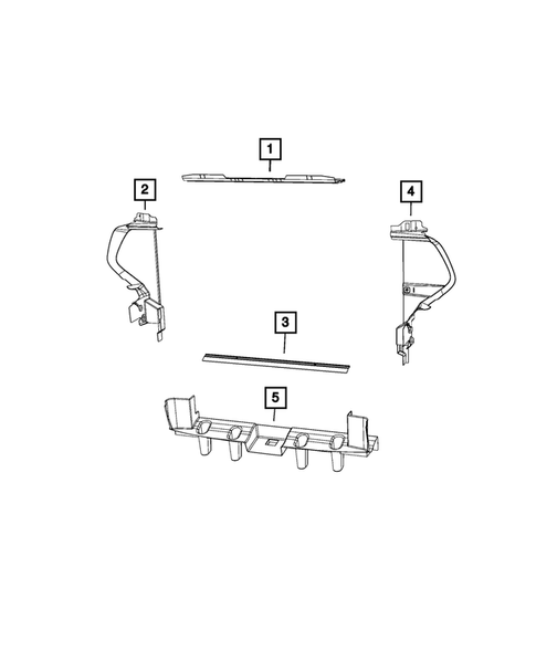 Radiator and Related Parts; Charge Air Cooler for 2022 Jeep Grand Cherokee WK #2