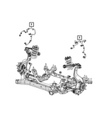 68646248AE - Electrical: Jumper Wiring, Right for Mopar Image