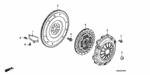 21350PRB000 - Engine: COVER, CLUTCH CASE for Honda Image