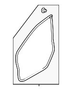 63511FL01A - Body: Door Weather-strip for Subaru: Impreza Image