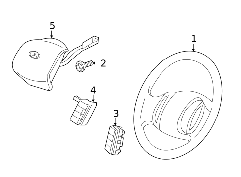 Steering Wheel for 2015 Ford Expedition #0